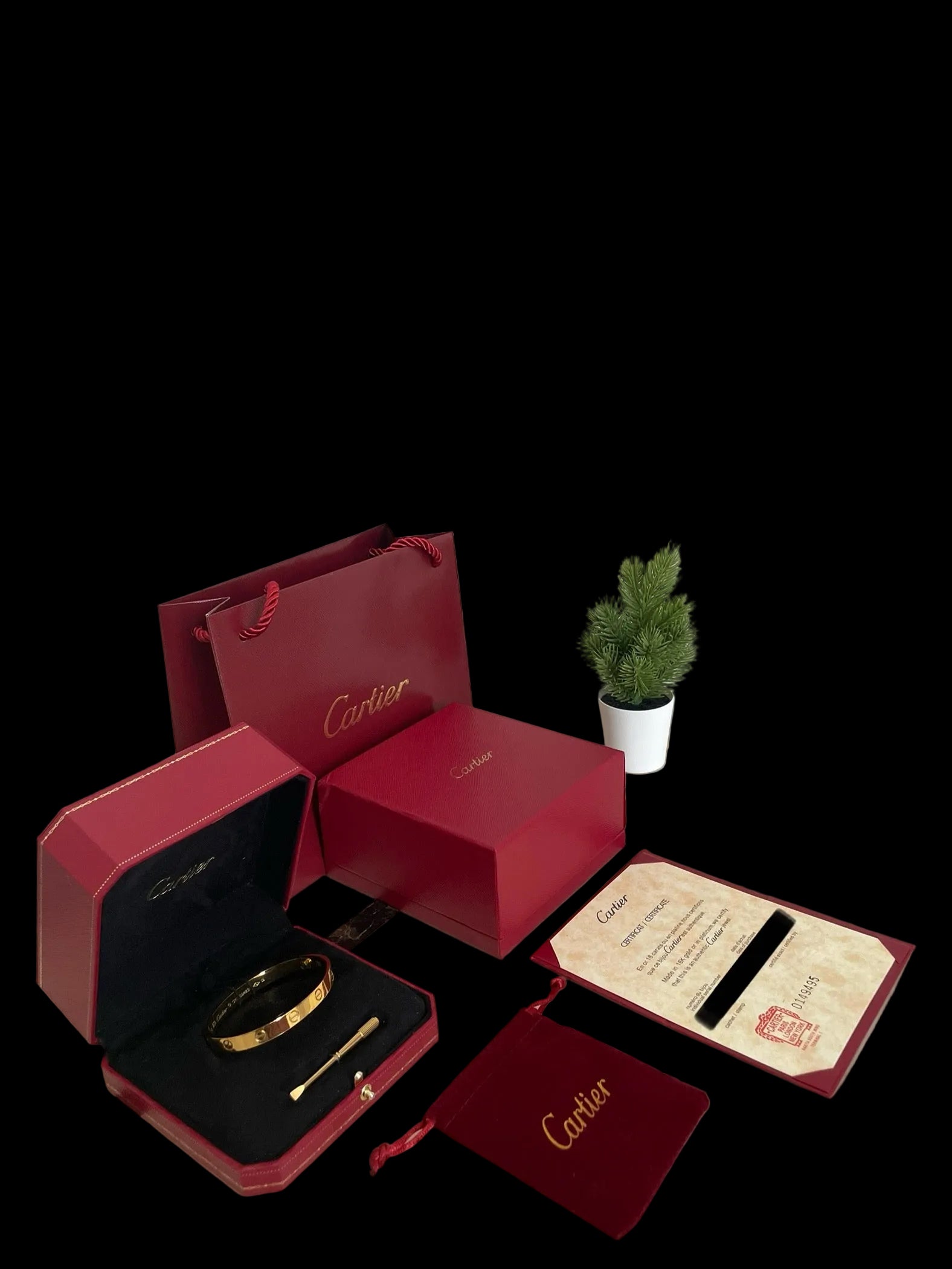 Cartier Love Bracelet (Yellow-gold)